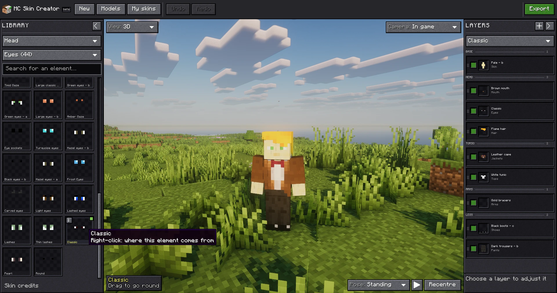 MC Skin Creator (mod)