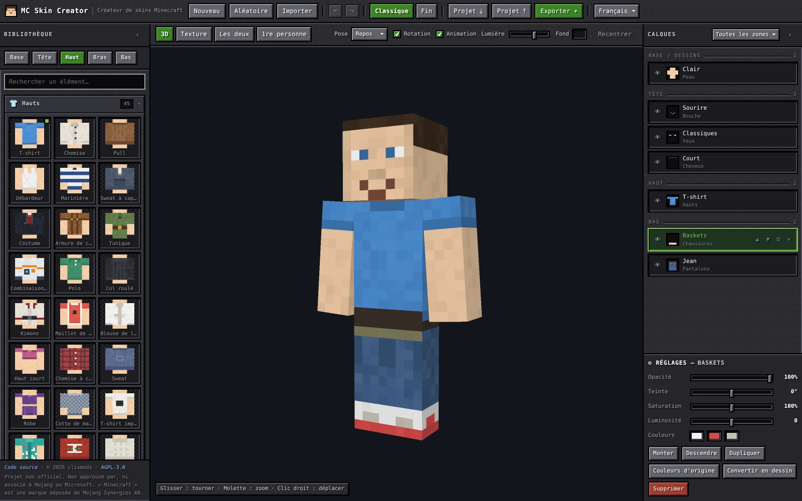 MC Skin Creator